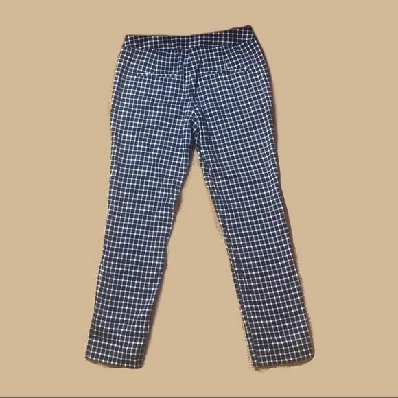 Blue Gingham Pants - Picture 2 of 2